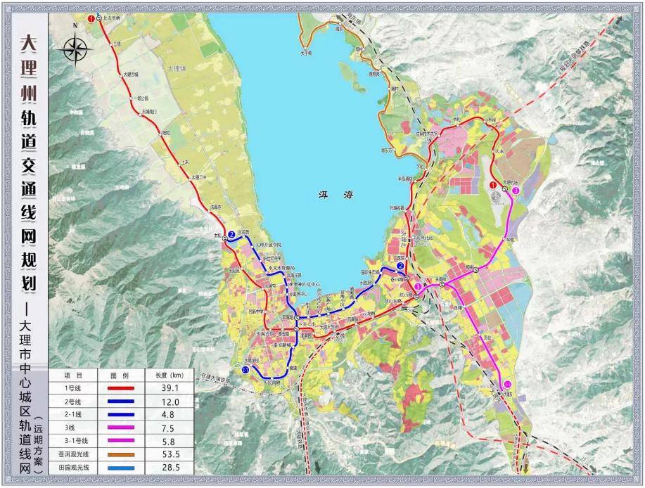 總規模495.3km！大(dà)理州軌道交通線網規劃出爐(圖9)